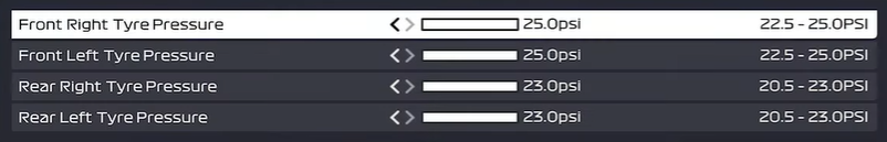 f1 22 hungary setup - tyres