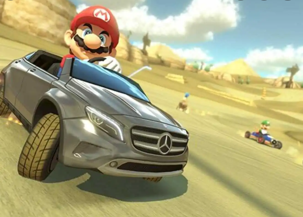 mario kart deluxe GLE mercedes