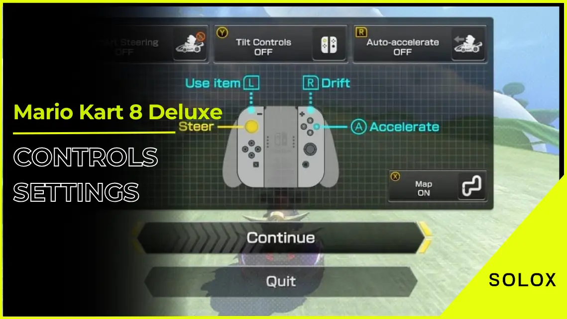Mario Kart 8 Deluxe Controls Settings
