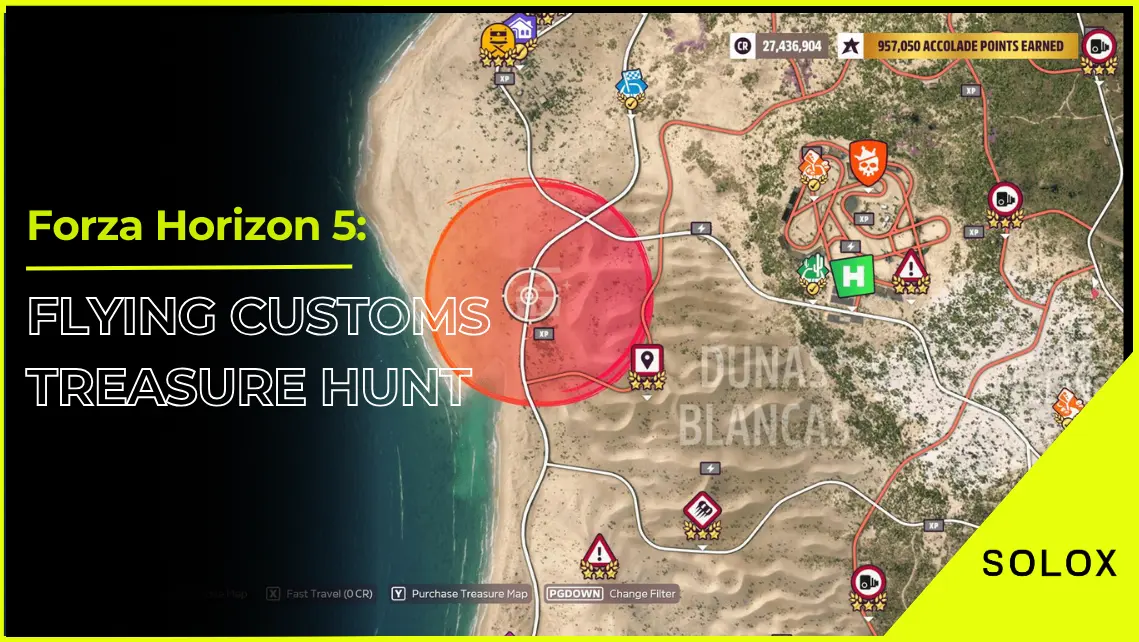 Forza Horizon 5: Flying Customs Treasure Hunt