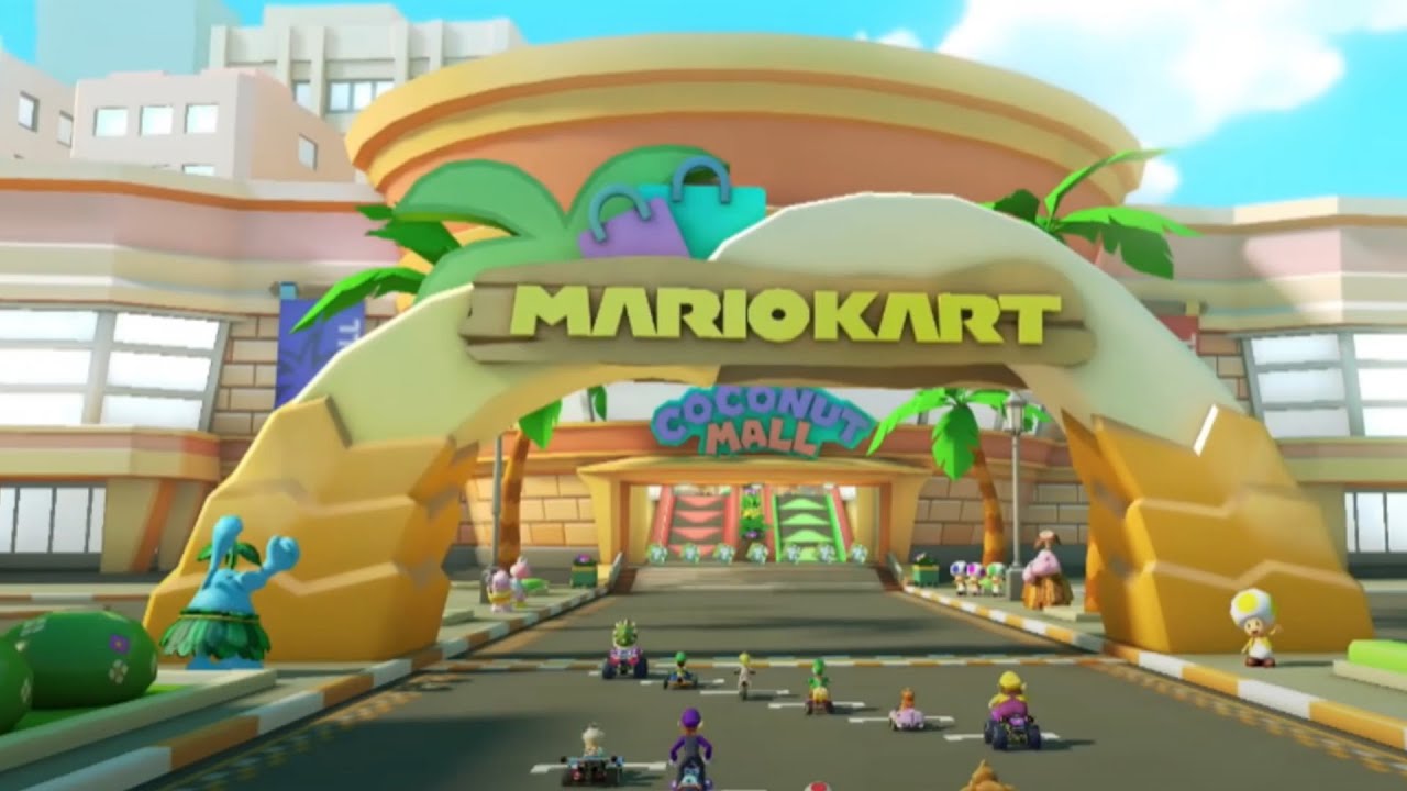 Mario Kart 8 Deluxe Coconut Mall