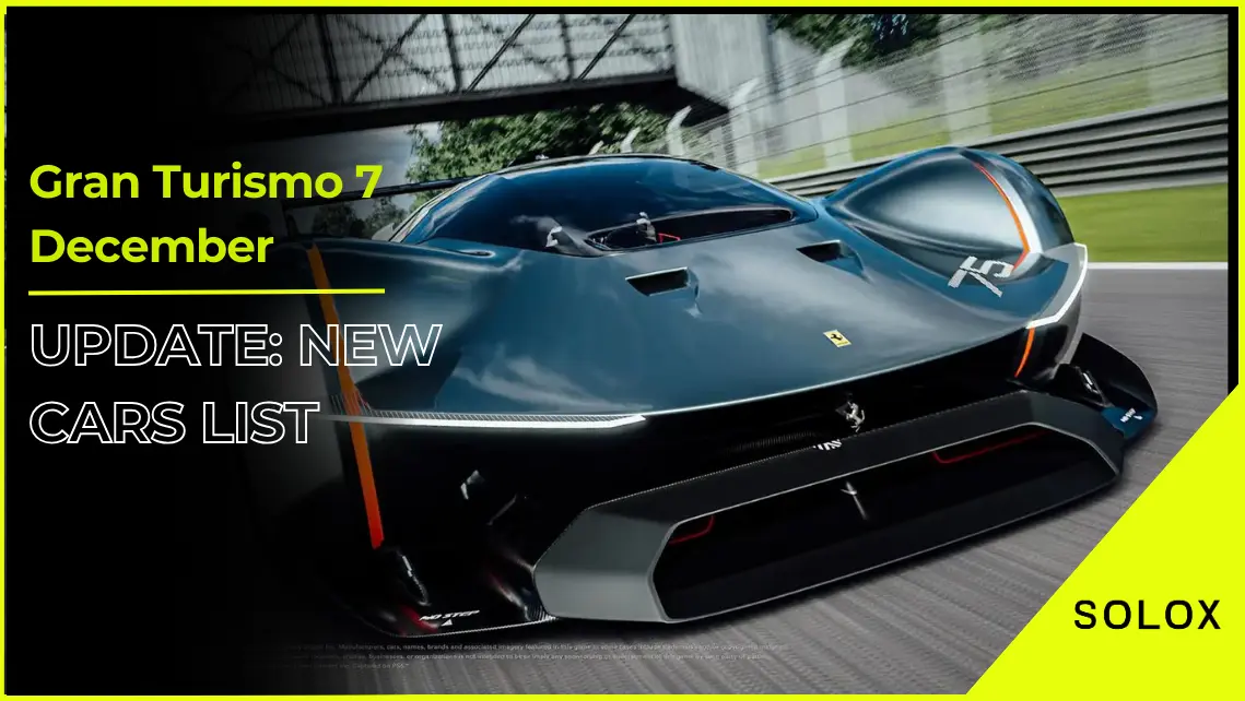 Gran Turismo 7 December Update: New Cars List
