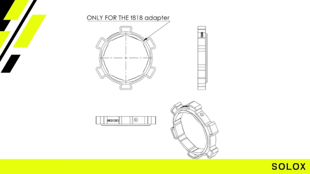 New quick release system designed to complement T818