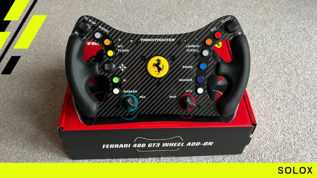Pricing and availability date of the Thrustmaster Ferrari 488 GT3 Wheel Add-On