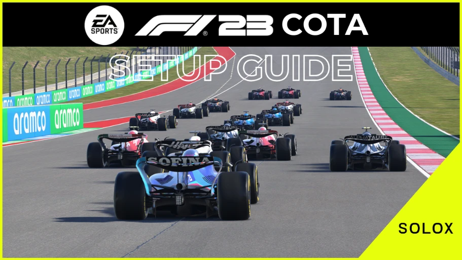 F1 23 USA Setup Guide + [COTA 1:30.8 Hotlap]