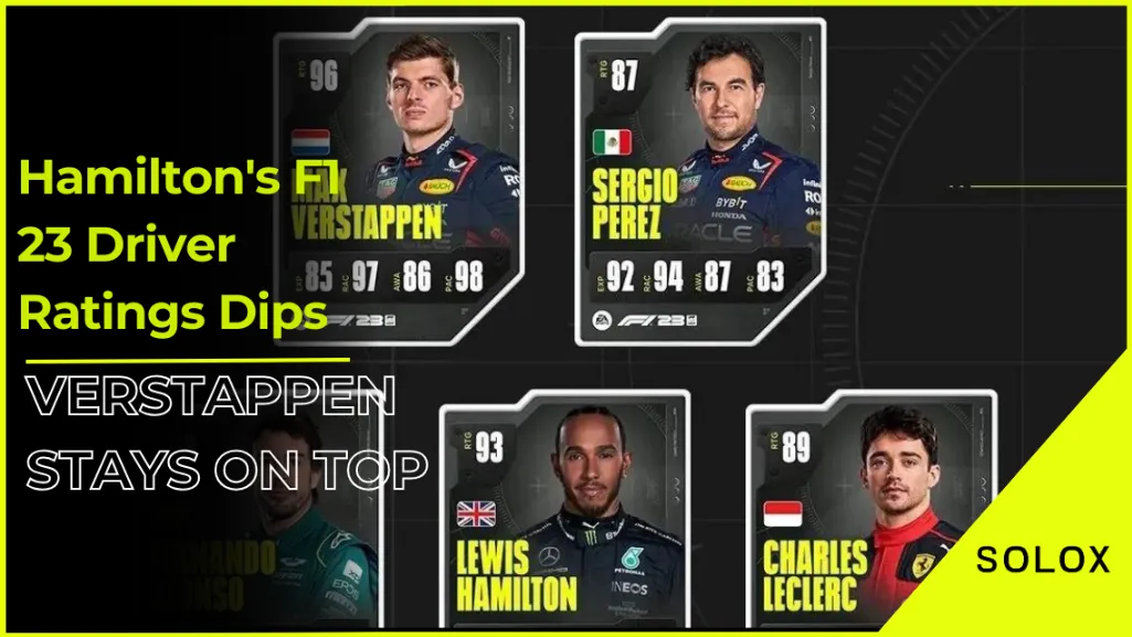 Hamilton's F1 23 Driver Ratings Dip as Verstappen Stays on Top