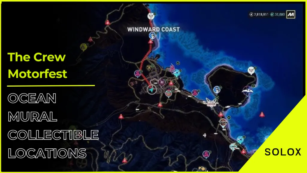 The Crew Motorfest: Ocean Mural Collectible Locations