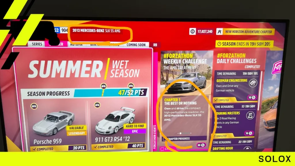 Forzathon Daily Challenges