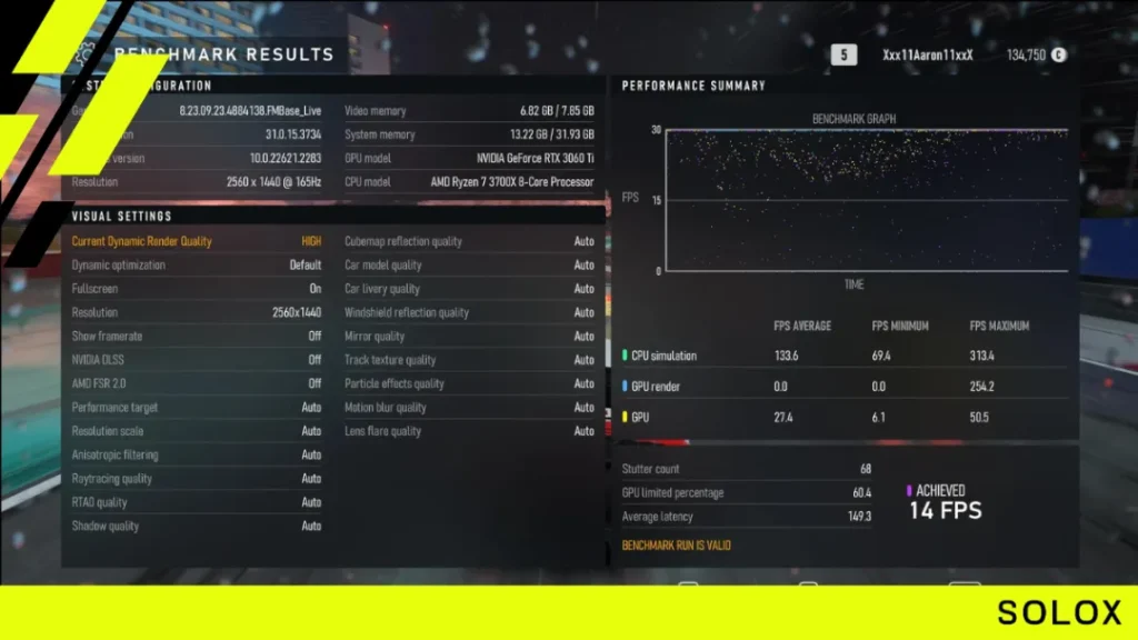 Forza Motorsport: Best PC performance settings