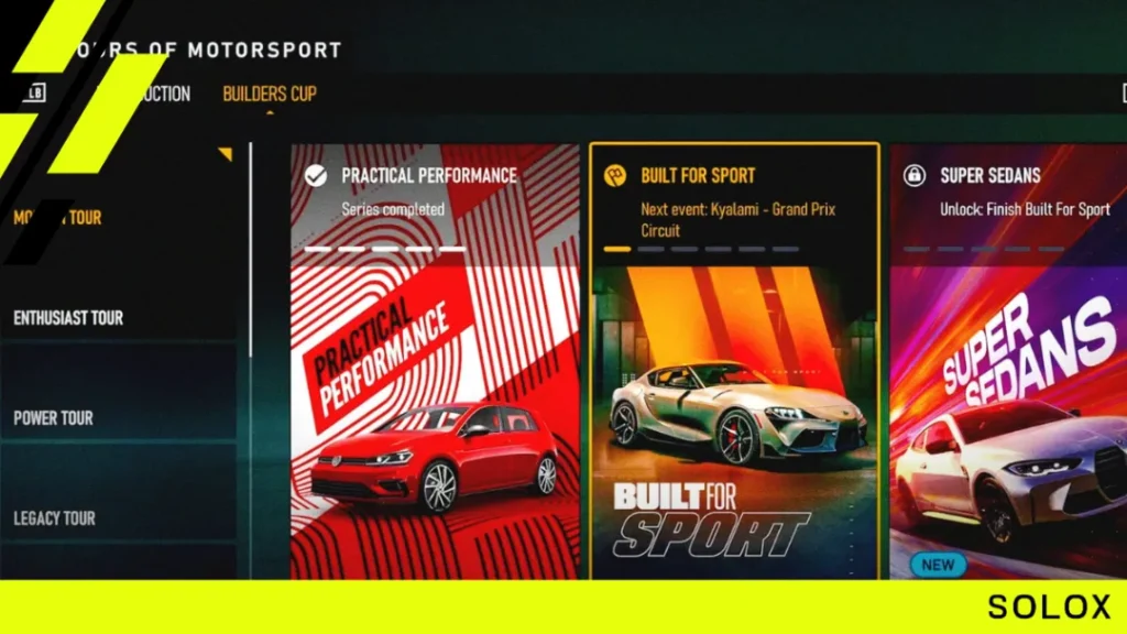 What is the Builders Cup in Forza Motorsport?