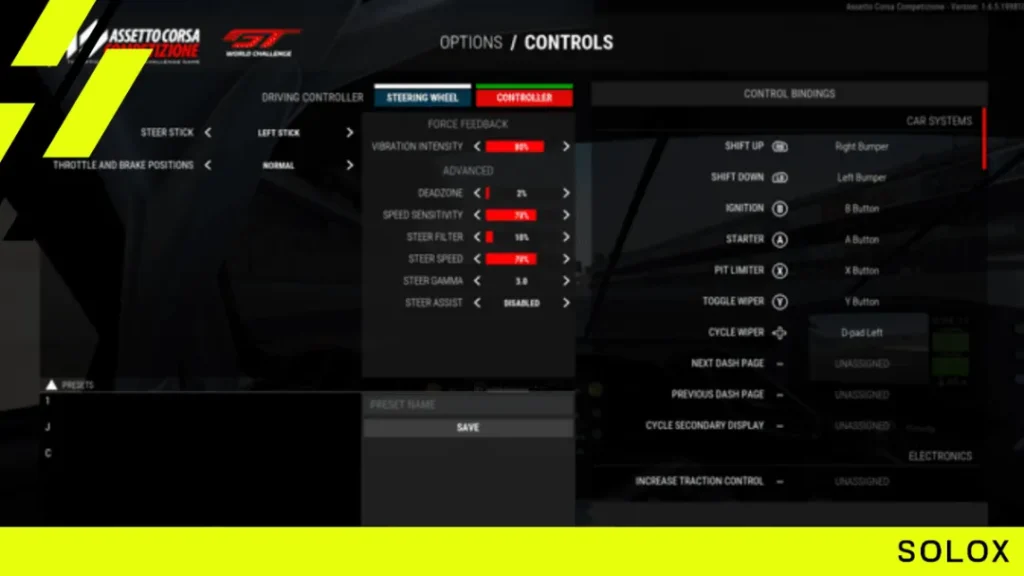 Advanced Steering Settings: Fine-tuning Your Steering Experience