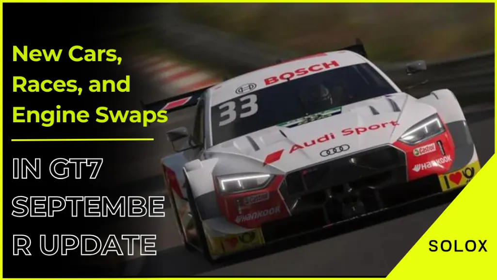New Cars, Races, and Engine Swaps in GT7 September Update