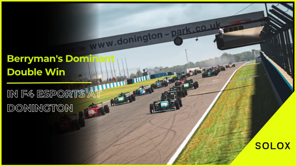 Berryman's Dominant Double Win in F4 Esports at Donington