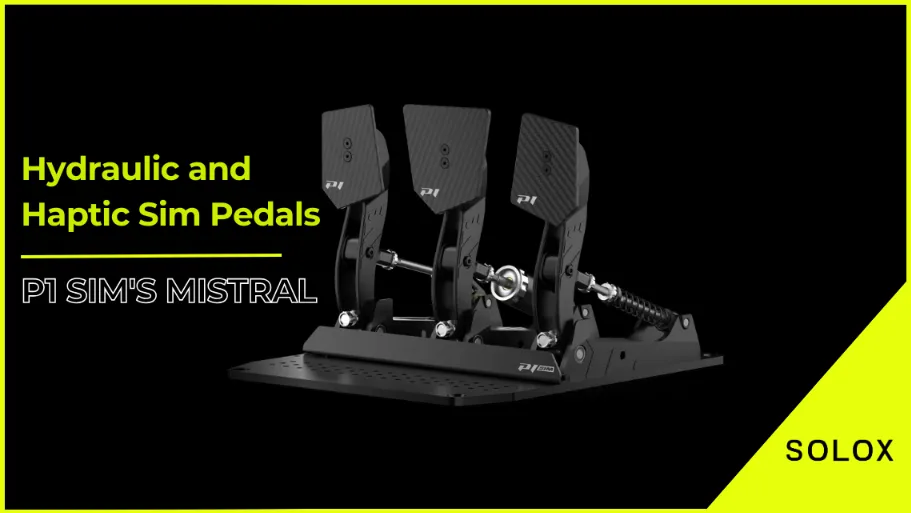Hydraulic and Haptic Sim Pedals - P1 Sim's Mistral