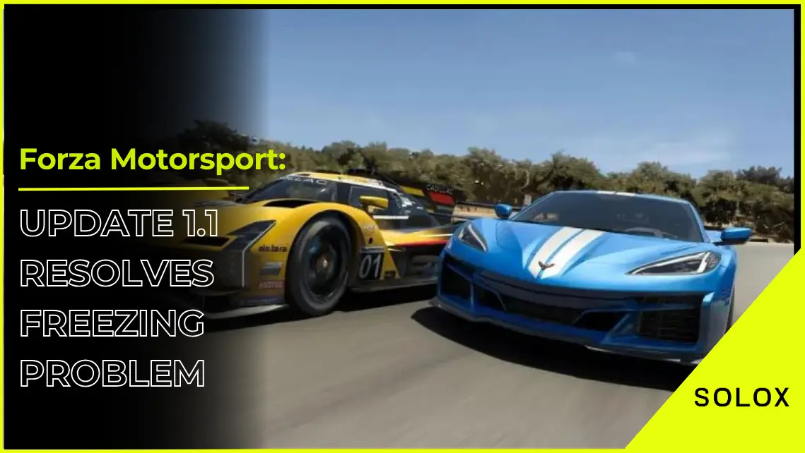 Forza Motorsport: Update 1.1 resolves freezing problem