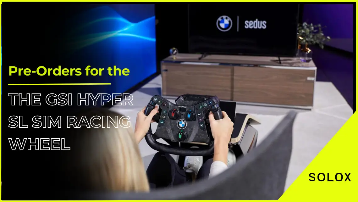 Pre-Orders for the GSI Hyper SL Sim Racing Wheel