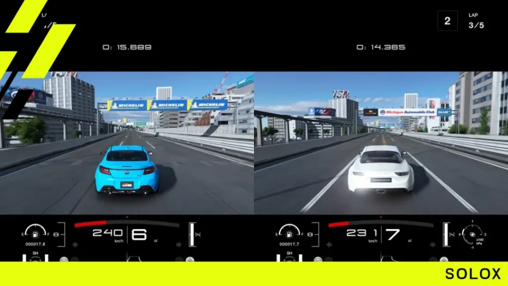 Reviving the Split Screen Experience in Modern Racing