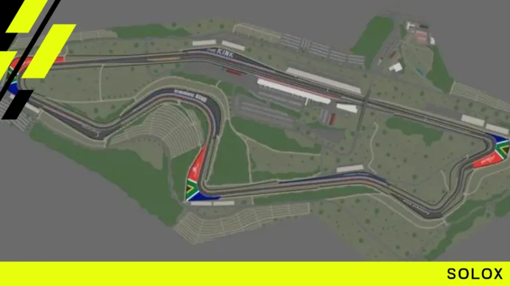 The Layout and Turns of Kyalami