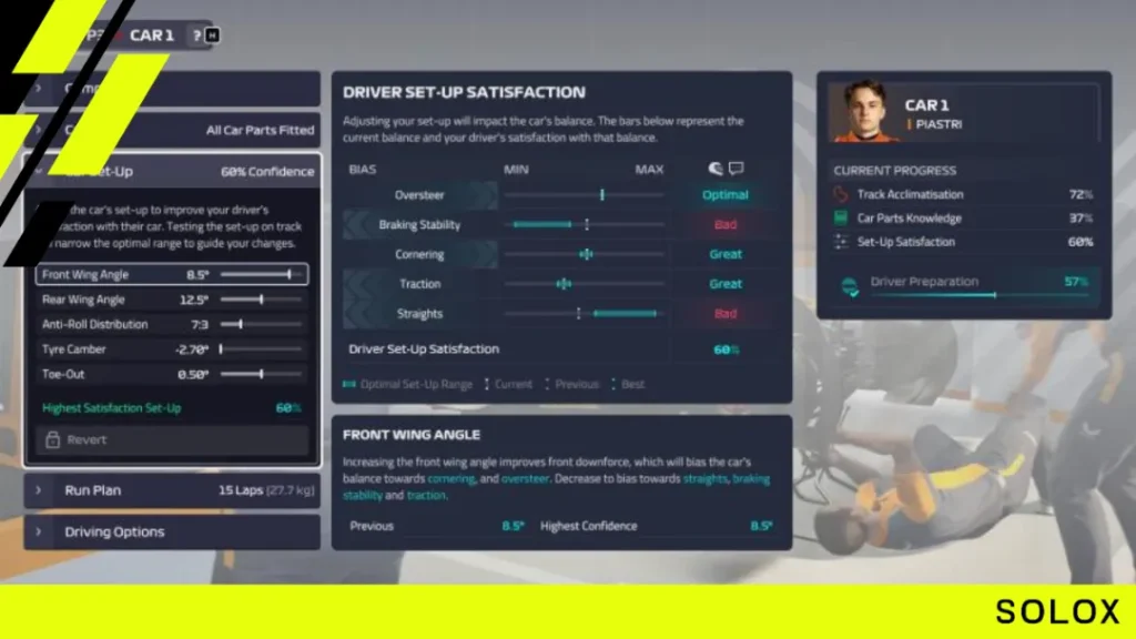 Understanding Car Setups in F1 Manager 23