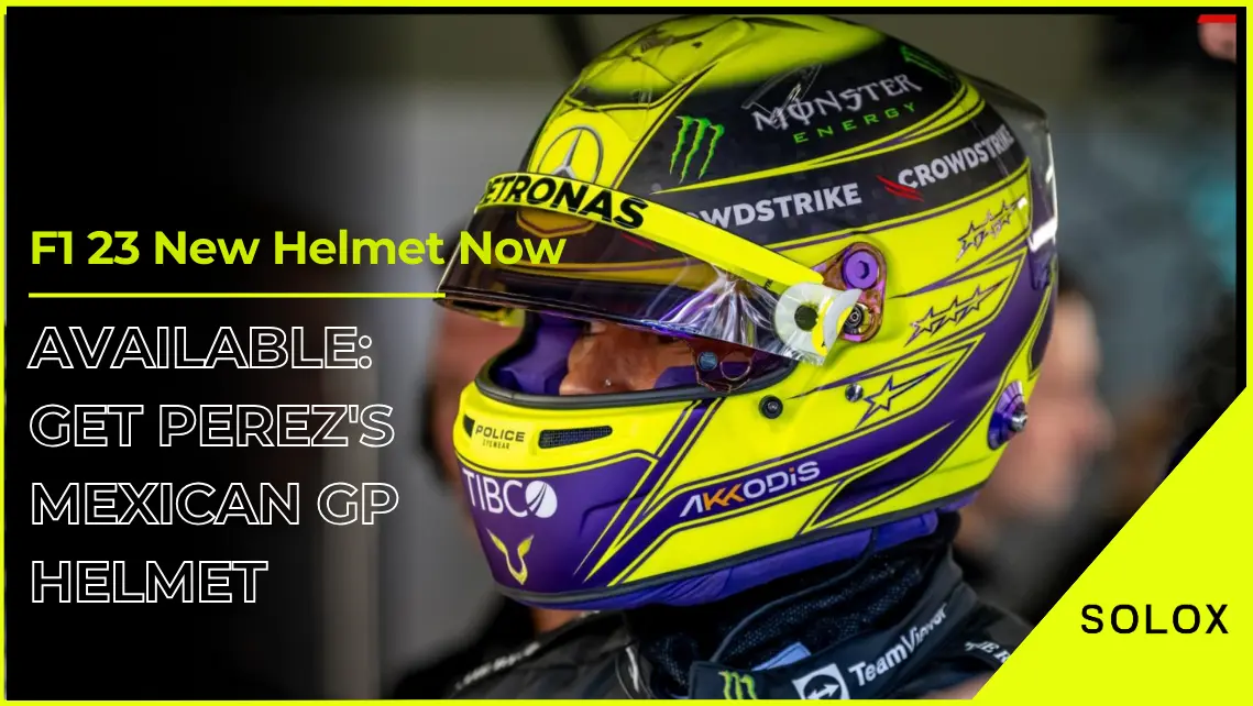 F1 23 New Helmet Now Available: Get Perez's Mexican GP Helmet
