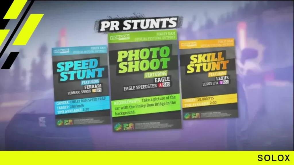What Are Pr Stunts In Forza Horizon 5