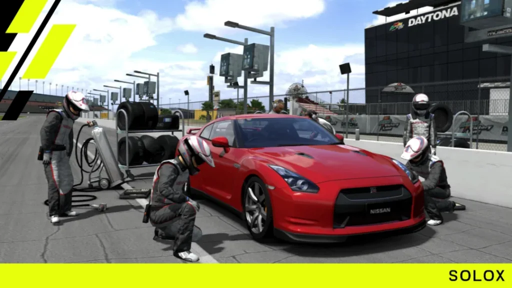 Changing Tires and Refueling in GT 7