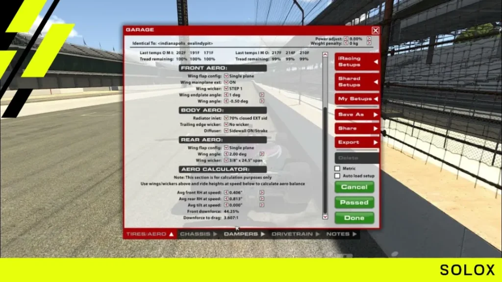 iRacing Setup Differ Download & Installation