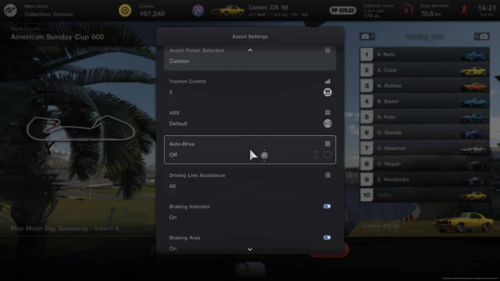 Advanced Assist Settings for Enhanced Control GT7