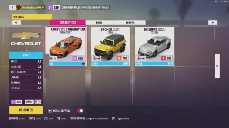 Choosing Your First Car FH5