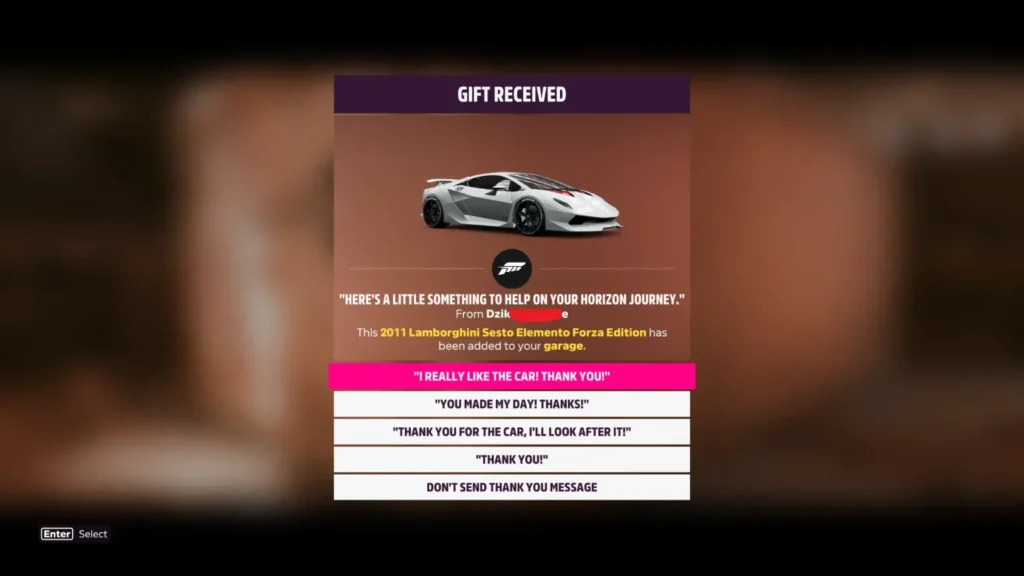 Crafting the Perfect Gift Message FH5