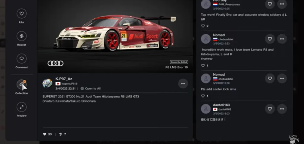 Downloading and Applying Liveries GT7