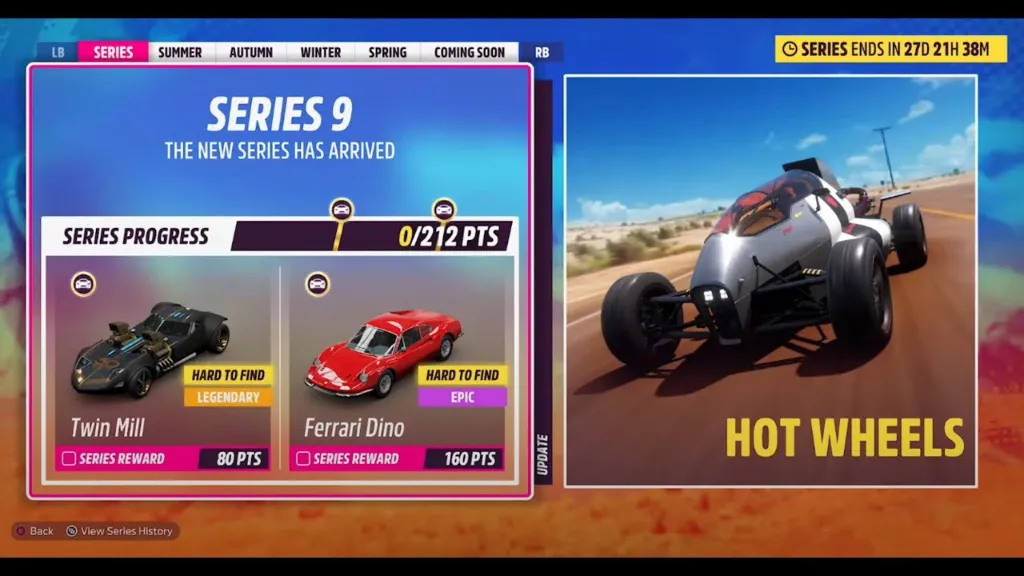 Festival Playlist Seasonal Rewards FH5