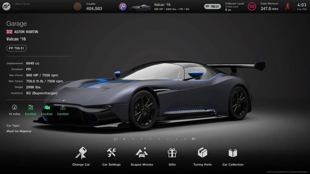 List of Invitation-Only Cars and Their Costs GT7