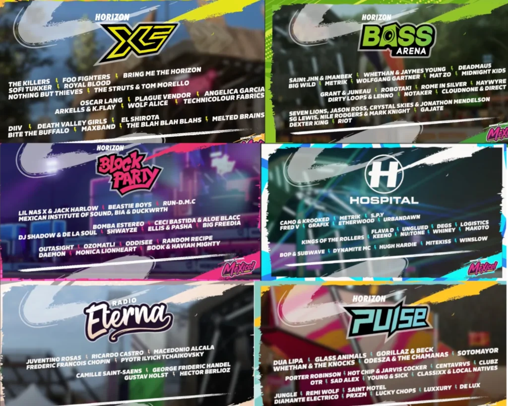 Radio Stations and Their Genres FH5