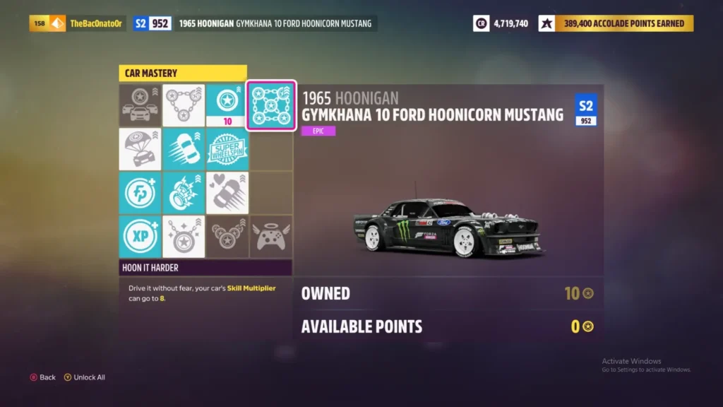 Selecting the Right Vehicle FH5