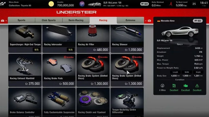 Tuning Shop and Missions GT7