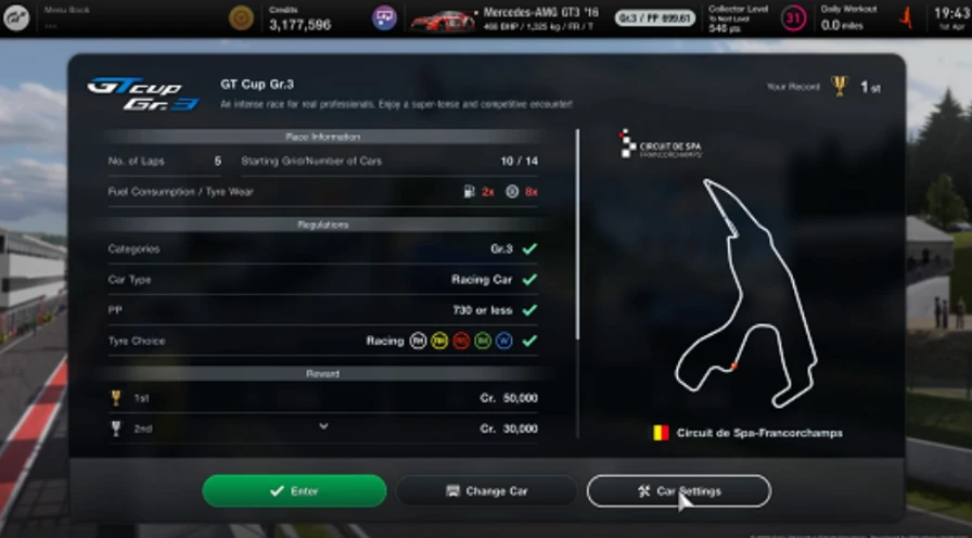 Understanding Fuel Consumption in GT7 Events