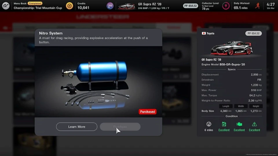Understanding Nitrous GT7