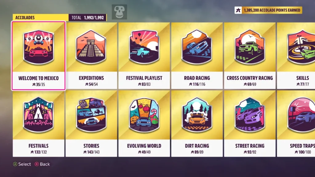 Unlocking Game Chapters FH5