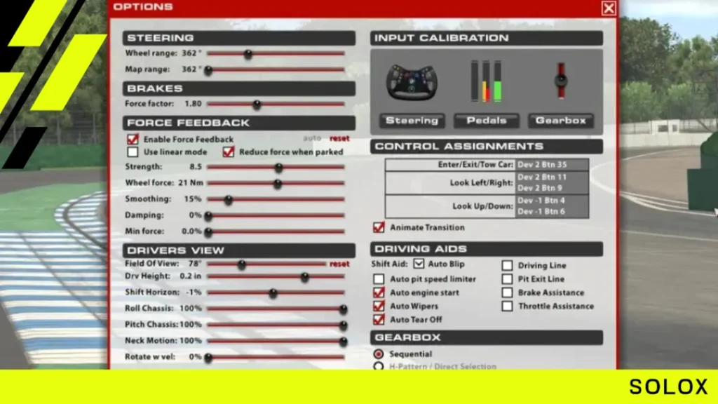 Fine-Tuning Wheel Settings in iRacing