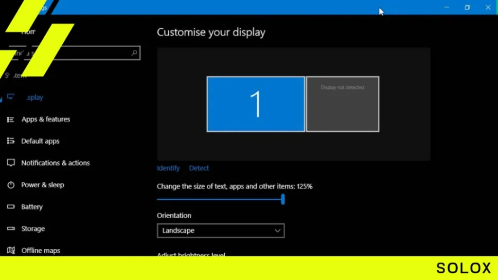 Configuring Display Settings