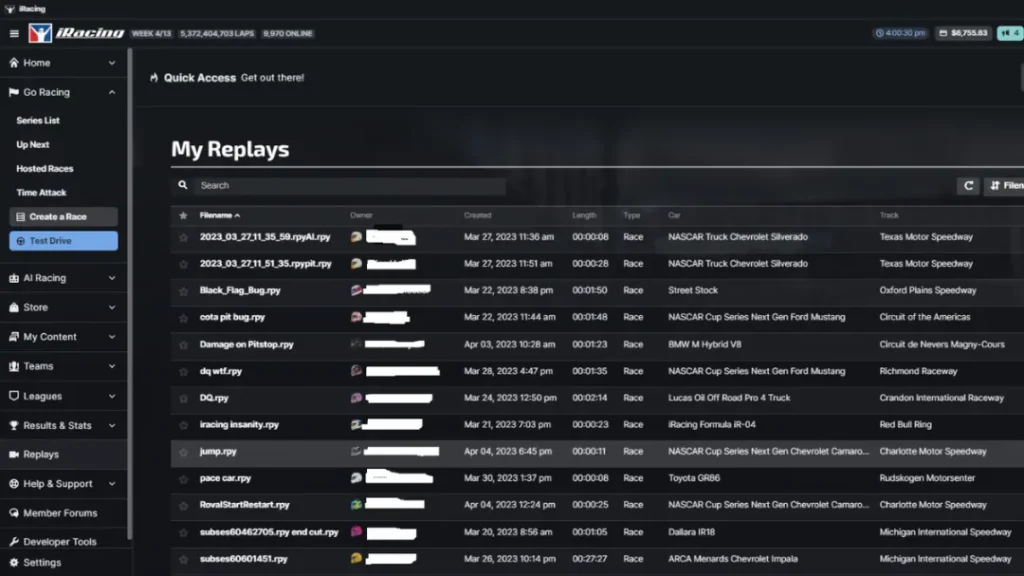 Step 1: Understanding iRacing Replay Files