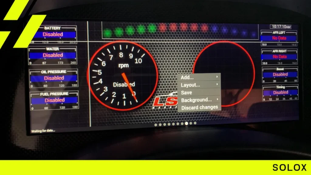 Customizing the Gauge Display