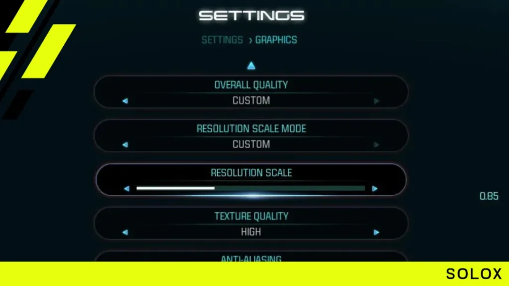 Adjusting In-Game Graphics Settings