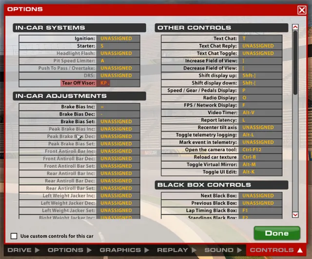 Understanding Manual Visor Tear-Off iRacing