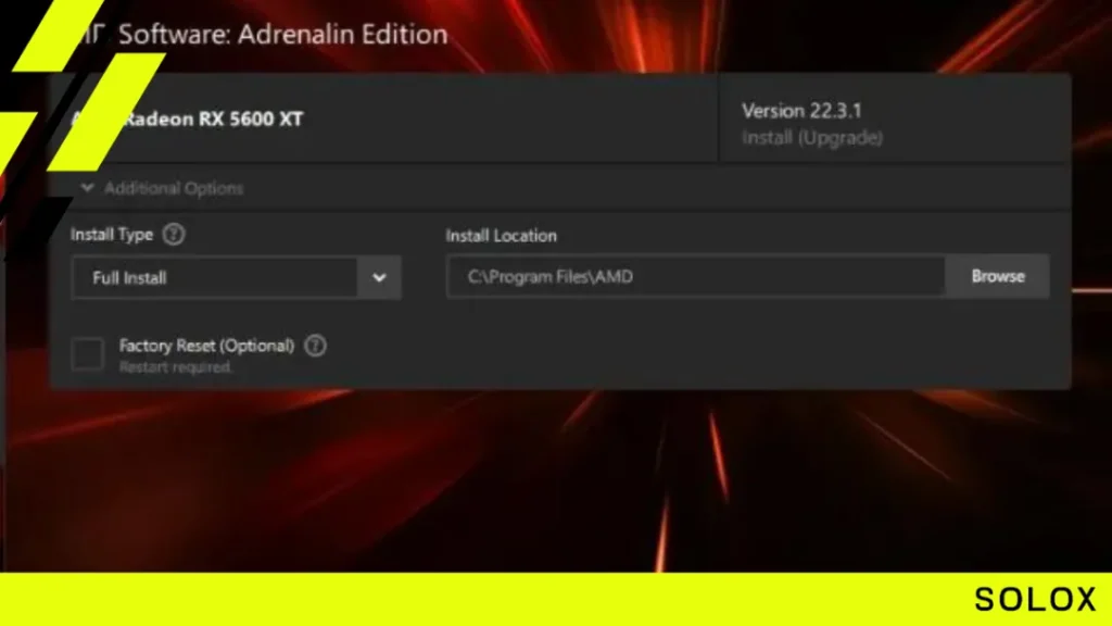 Step 1: Installing the Latest AMD Graphics Drivers