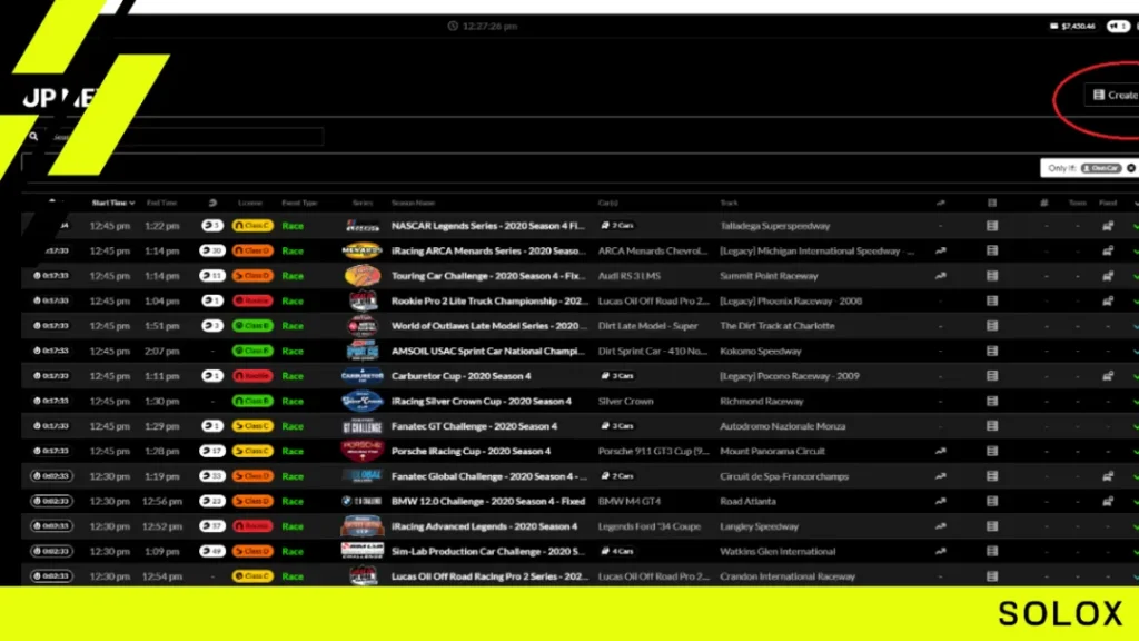 Step 4: Participating in iRacing Hosted Sessions