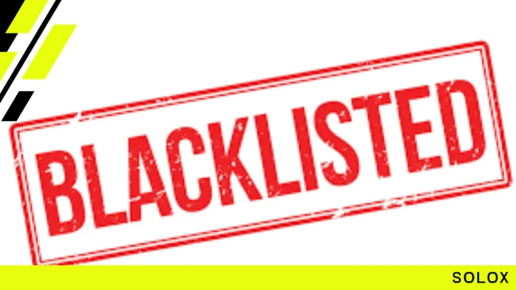 Step 4: Locating the Blacklist Option