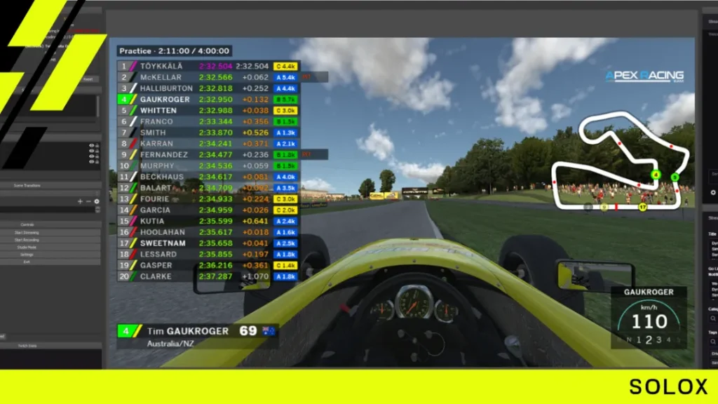 Joining Races with the Ticker Activated