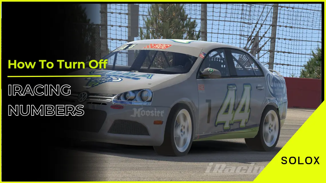 How To Turn Off iRacing Numbers